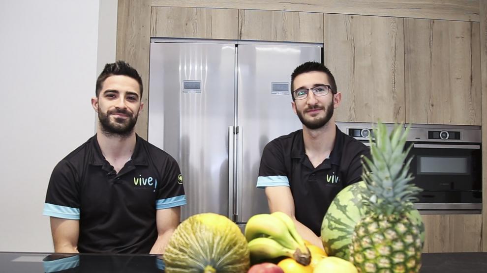 Los nutricionistas de Vive! Escuela de Salud, Raúl Luzón y Javier Sánchez.