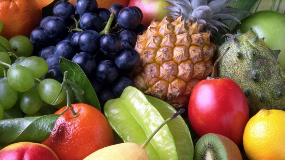 Imagen de archivo de frutas y verduras