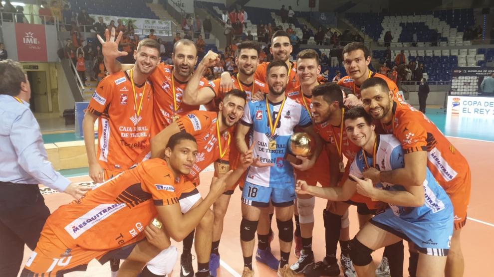 El CV Teruel gana la Copa del Rey de voleibol