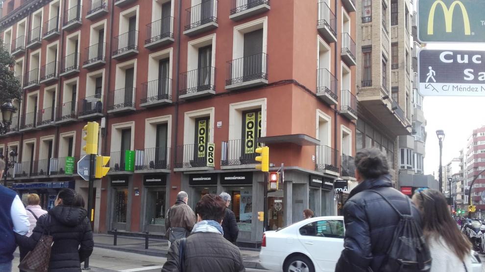 Uno de los establecimientos que compran oro en Zaragoza.