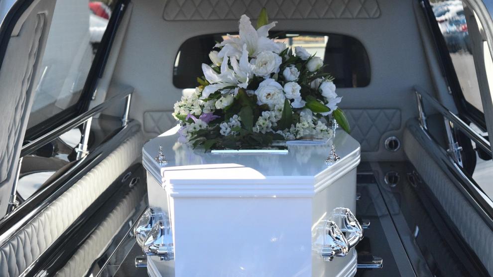 Foto de archivo de un funeral