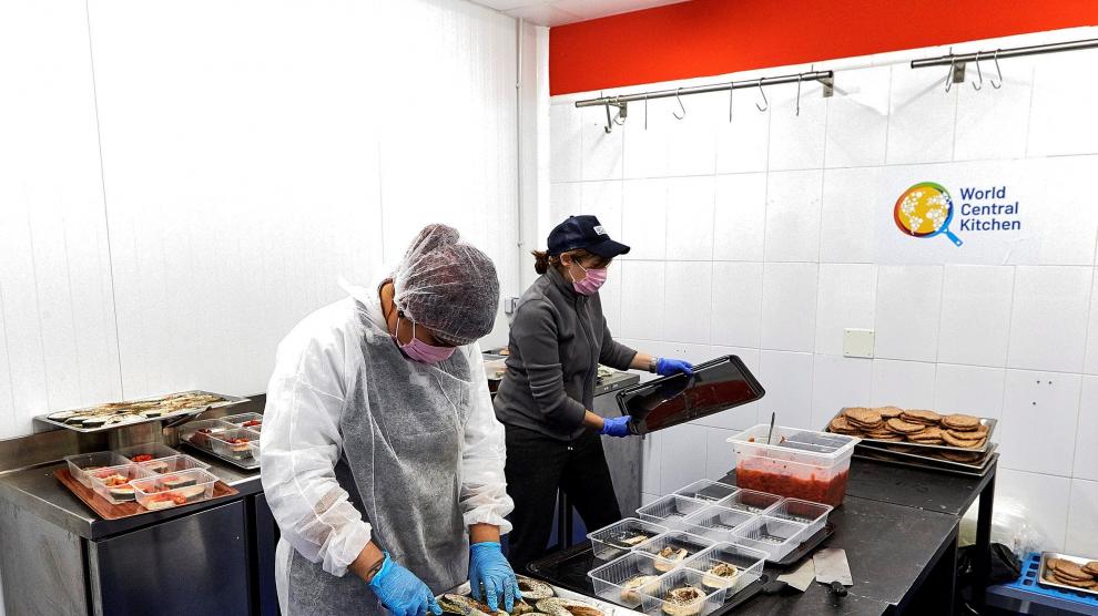 La ONG lega por primera vez a España para alimentar a quienes más lo necesitan durante la pandemia del coronavirus