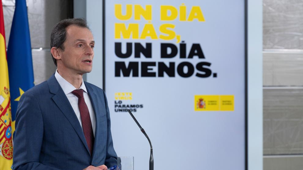 El ministro Pedro Duque