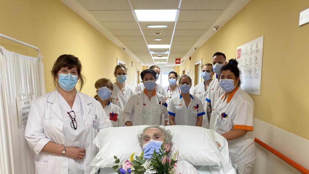 Última paciente ingresada en el Hospital San Juan de Dios