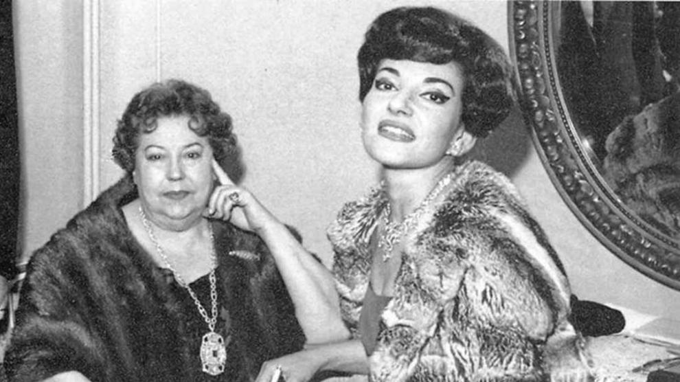 Elvira de Hidalgo y Maria Callas.