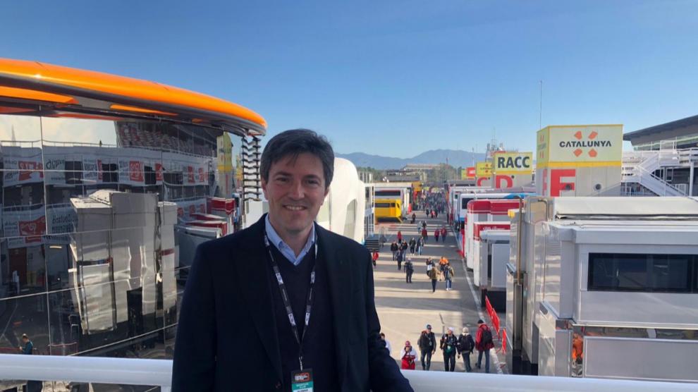 El presidente de la Federación Aragonesa de Automovilismo, y candidato a la Española, Ánchel Echegoyen