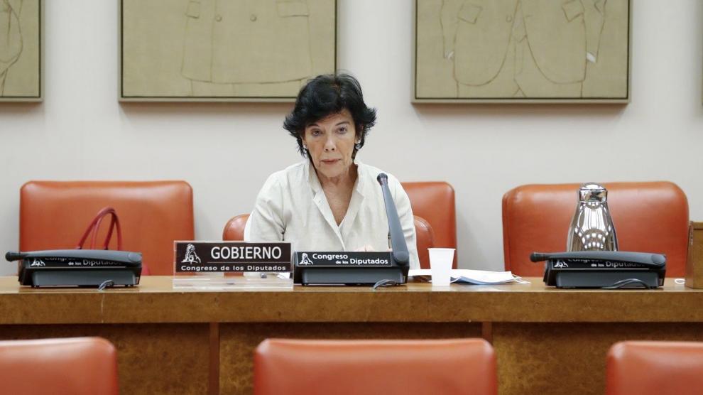 Una imagen del a Ministra de Educación, Isabel Celaá.