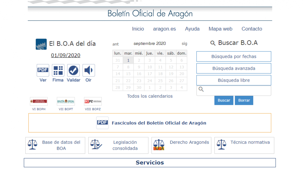 Las bases de los premios se publican este martes en el BOA.