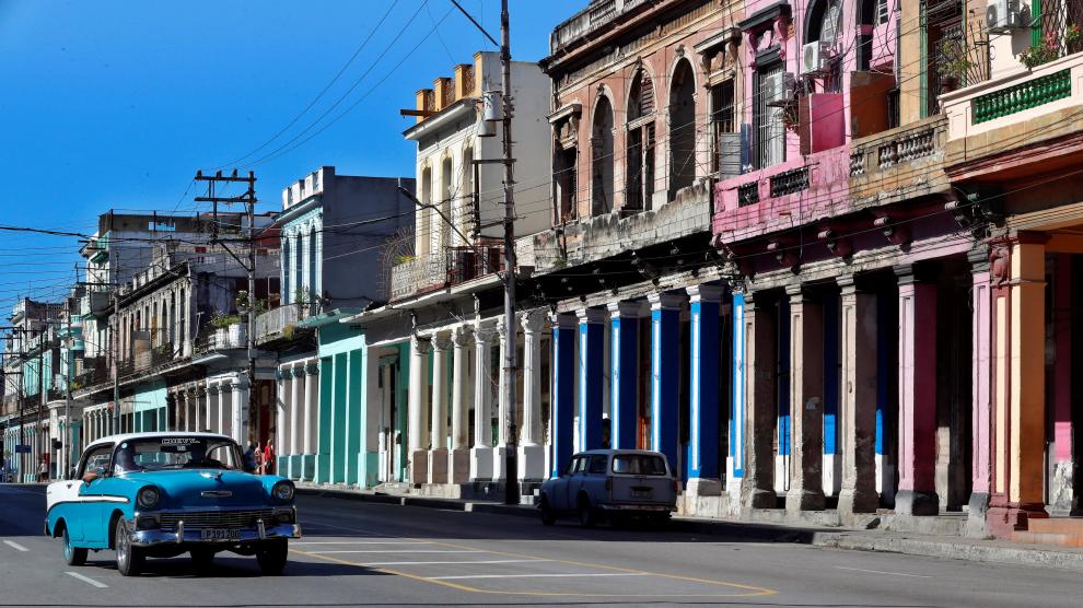 Una avenida de La Habana, este martes en Cuba.