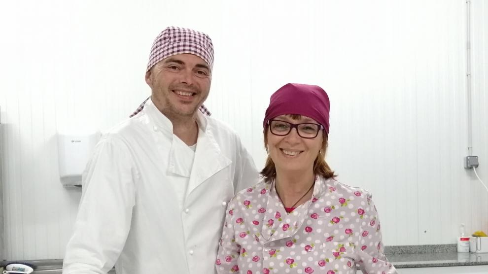 Marivi Gallent y David Sánchez, creadores de la marca Mari Golosa.