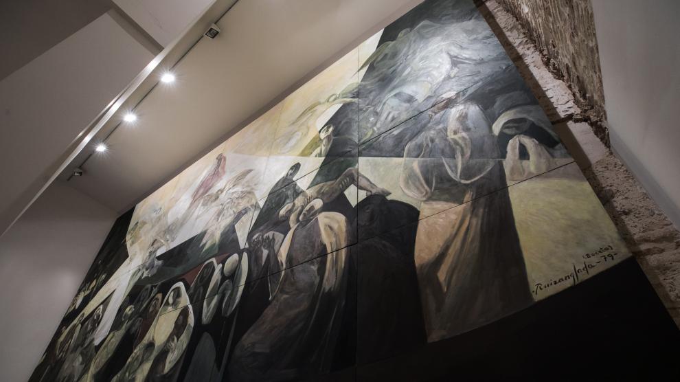 MURAL DE RUIZANGLADA EN EL MUSEO DIOCESANO ( ZARAGOZA ) / 18/09/2020 / FOTO : OLIVER DUCH [[[FOTOGRAFOS]]]