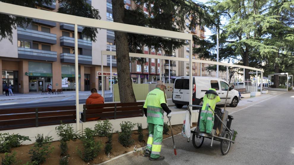 Abierto otro tramo del paseo Ramón y Cajal de Huesca.