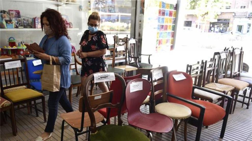 Cáritas Huesca ya lanzó una campaña similar hace un mes con 200 sillas a precios asequibles.