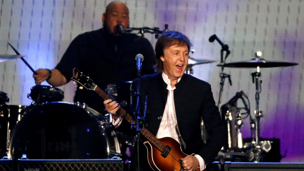 El cantante Paul McCartney.