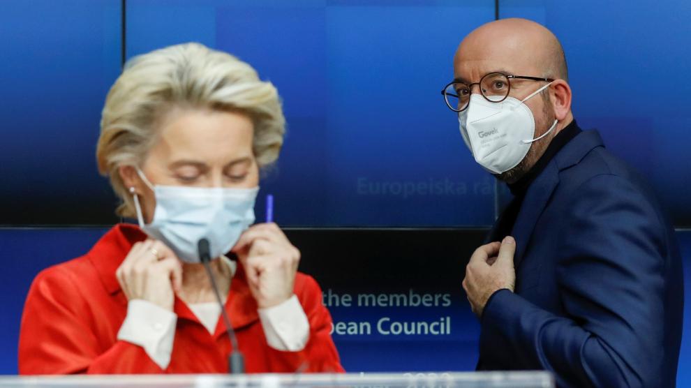 Ursula Von der Leyen y Charles Michel