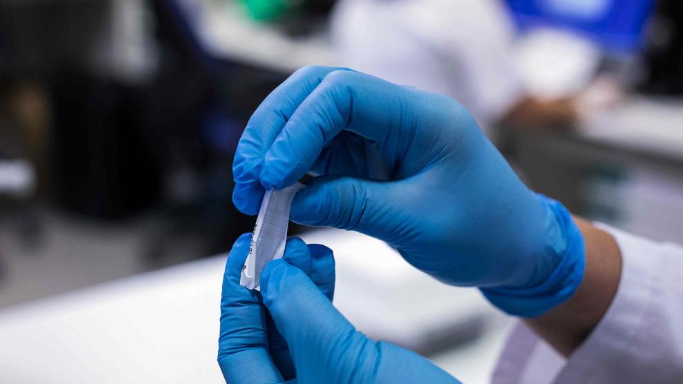 Pruebas PCR en el servicio de Microbiología del Hospital Miguel Servet de Zaragoza.