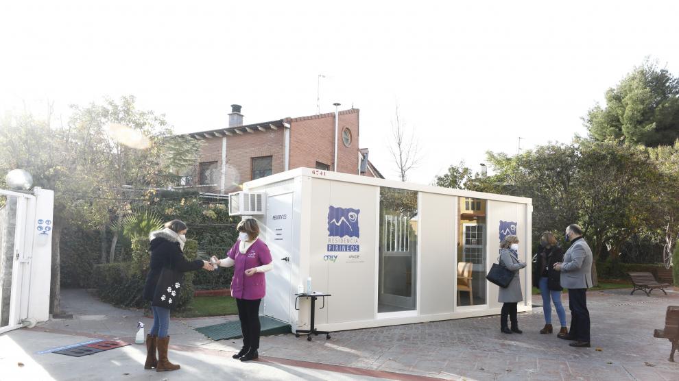 Módulos para visitar a los ancianos en las residencias