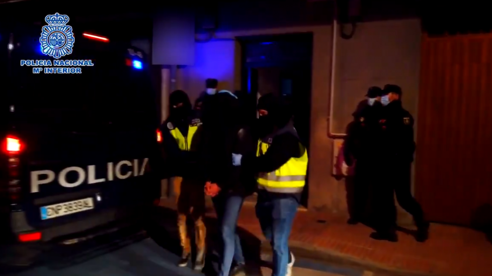 Momento de la detención