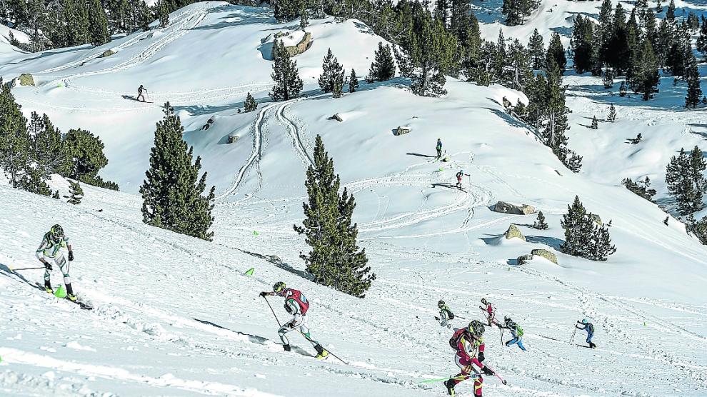 Imagen del Nacional de esquí de montaña de la pasada edición.