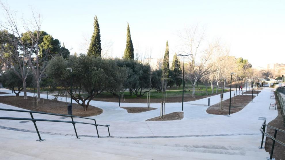 Reapertura del parque Torre Ramona en Zaragoza