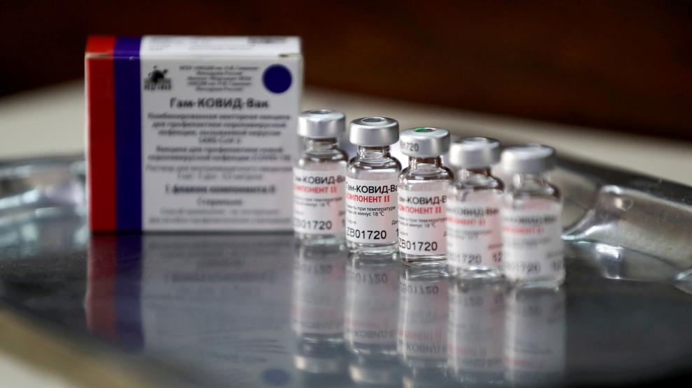 FILE PHOTO: Argentina continues its vaccination process to medical staff with the Sputnik V vaccine