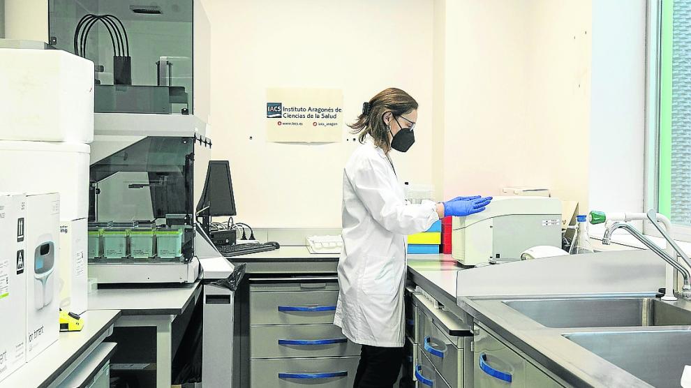 RASTREO DE LA CEPA BRITANICA DE CORONAVIRUS / CIBA ( ZARAGOZA ) / 03/02/2021 / FOTO : OLIVER DUCH[[[FOTOGRAFOS]]]