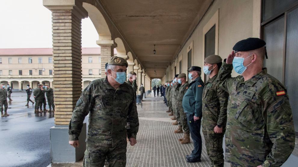 Presentación del cuartel general de la División Castillejos