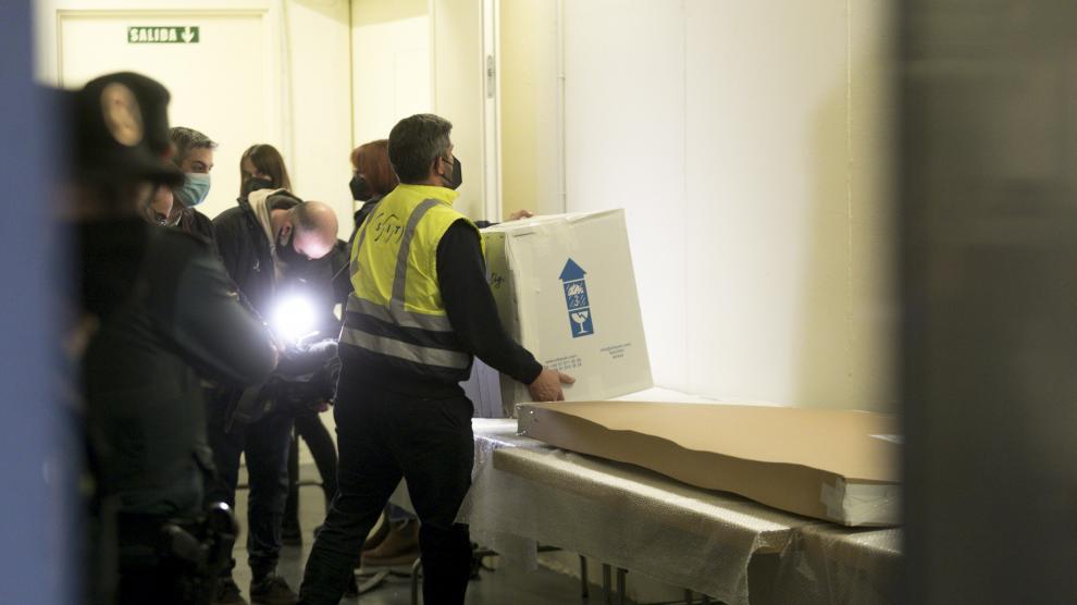 Segunda entrega de bienes al Obispado de Barbastro procedente de Lérida.