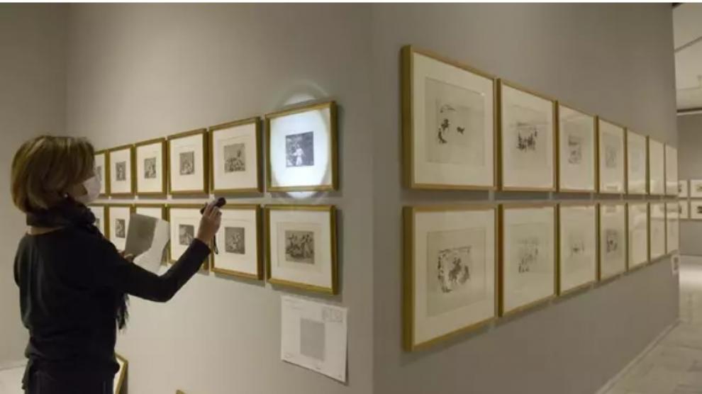 La obra gráfica de Picasso y la de Goya dialogarán en la exposición que se abre este martes en la Fundación Bancaja, en Valencia.