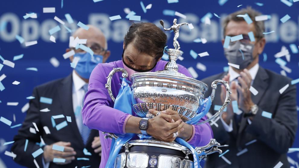 Partido entre Nadal y Tsitsipas