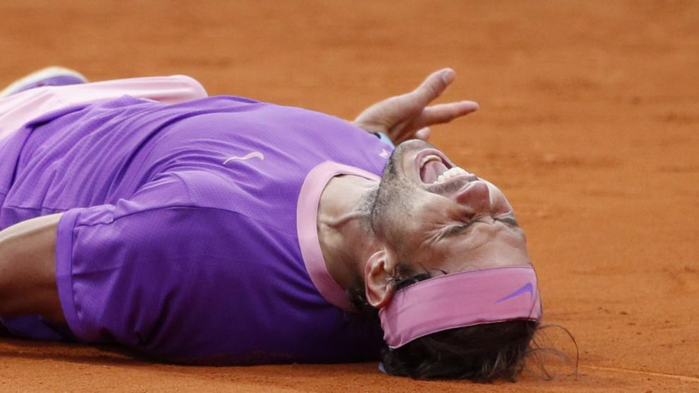 Partido entre Nadal y Tsitsipas