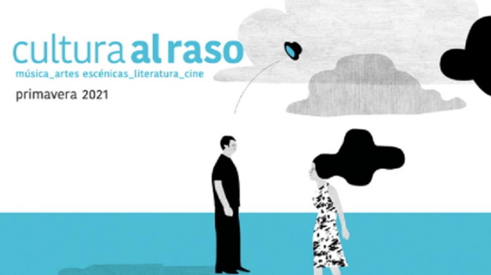 Cartel de 'Cultura al Raso' de Zaragoza.