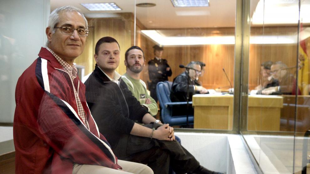 Los Grapo acusados del atentado de Zaragoza, durante el jucio en 2009.