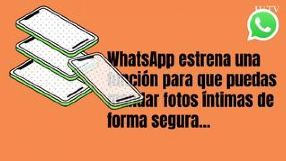 Vídeo Whatsapp Estrena Una Función Para Que Los Usuarios Puedan Mandar Fotos íntimas De Forma 7643