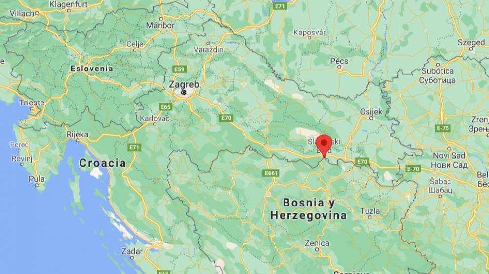 Accidente de bus en Croacia, cerca de la frontera con Bosnia-Herzegovina.