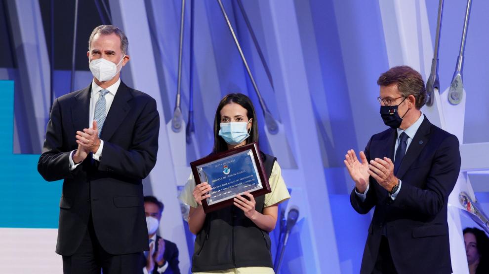 El Rey preside entrega de Medalla de Galicia