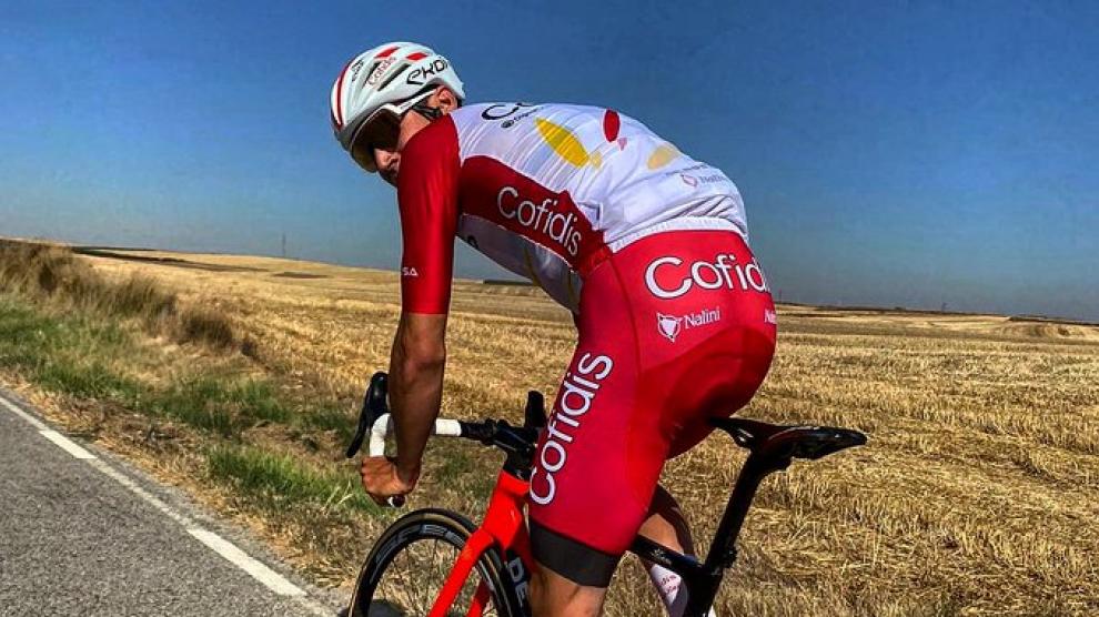 Fernando Barceló, durante su participación en La Vuelta.