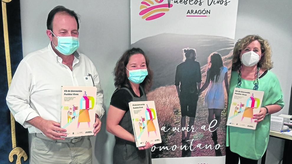 Mariano Altemir, Patricia Sanchón y María Jesús Morera.