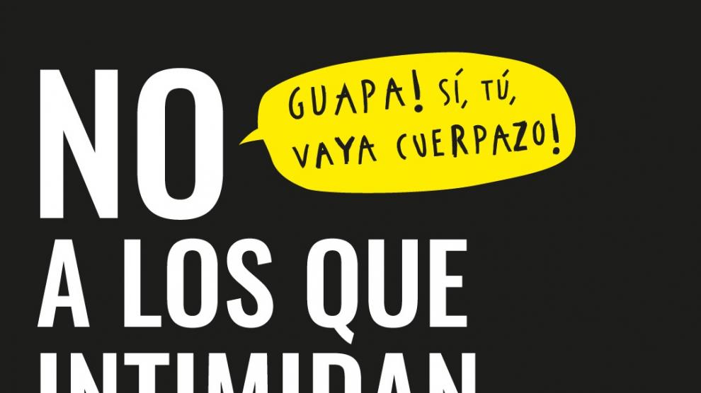 Una de las imágenes de la nueva campaña municipal contra las agresiones sexistas.
