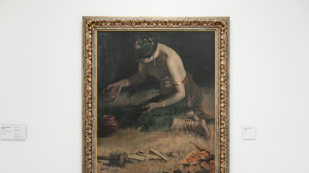 El cuadro puede verse ya en la tercera planta del Museo Goya.