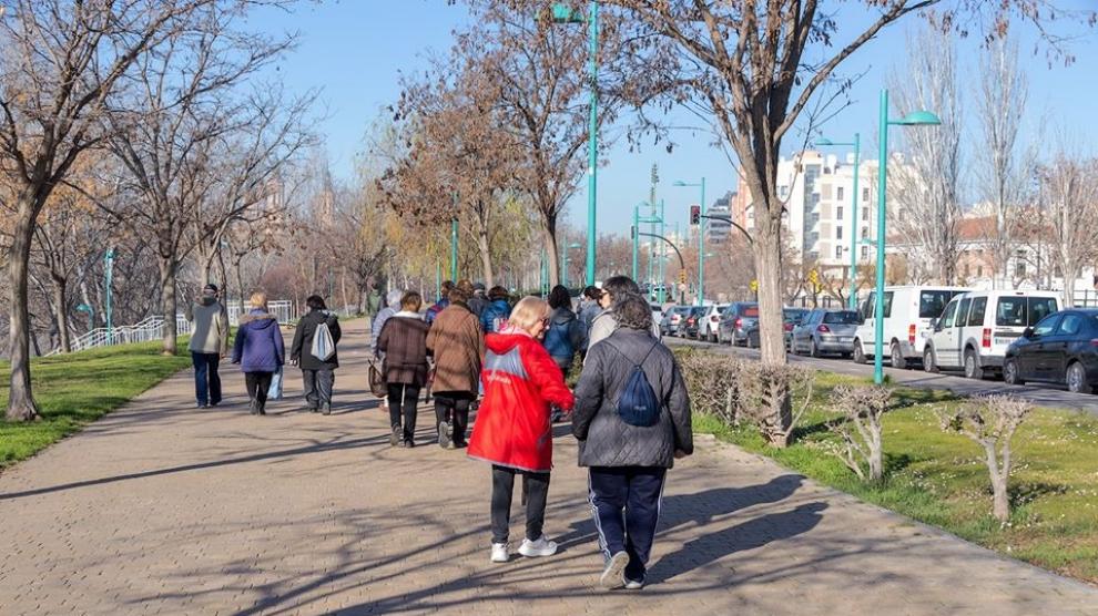 Imagen de archivo de una caminata del programa 'Parques con Corazón'.