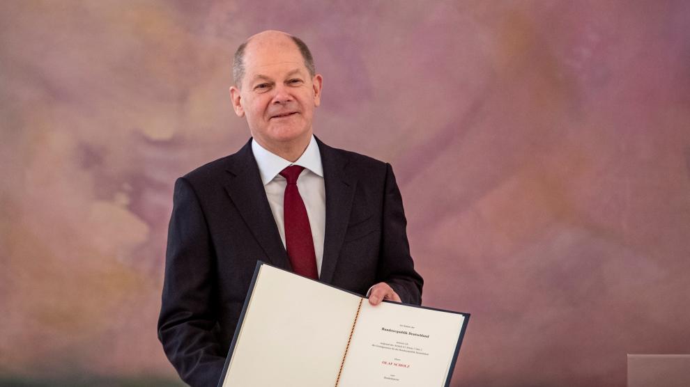 German Chancellor Olaf Scholz appointed