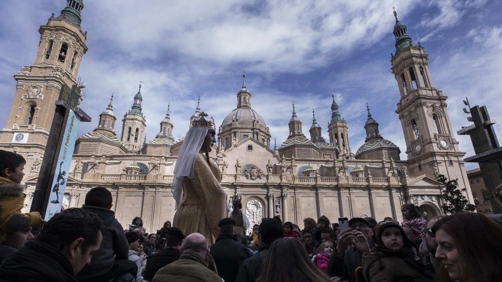 Celebración de la festividad de San Valero en 2019 en Zaragoza