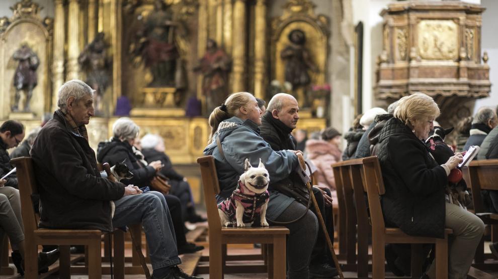 Los animales tendrá este año vetada su entrada a la iglesia de San Pablo.