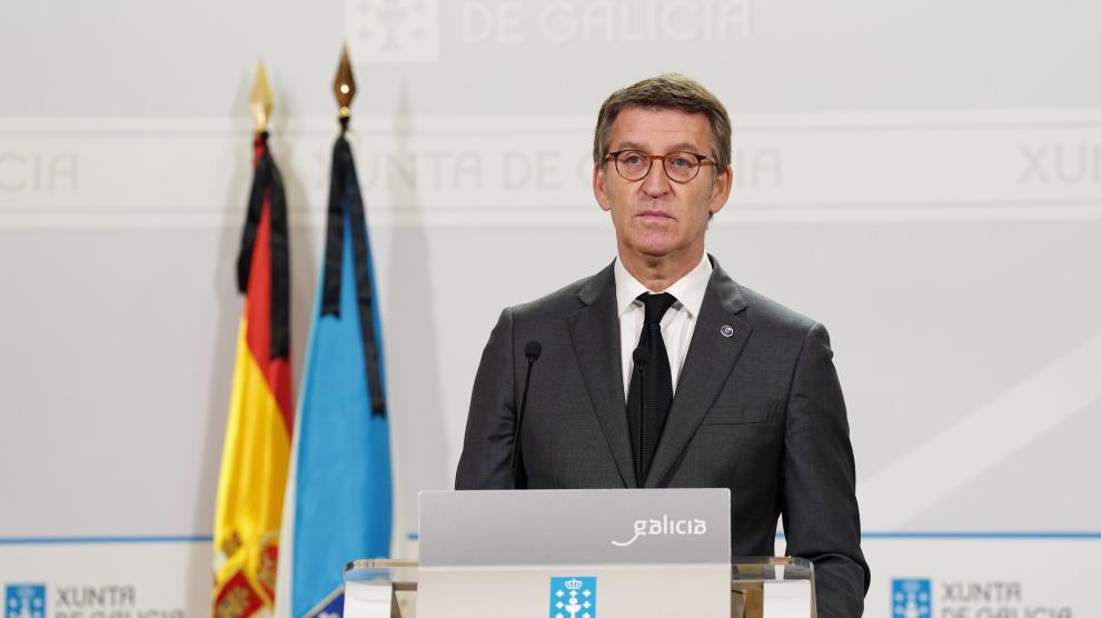 El presidente de la Xunta de Galicia, Alberto Núñez Feijoo.