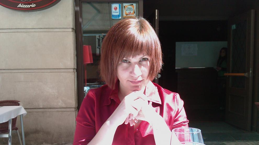 Natalia Guerassimova, en una foto en Zaragoza.