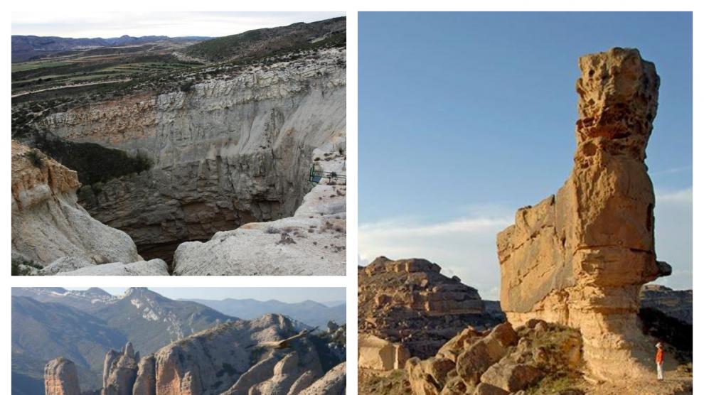 Sima de San Pedro, Mallos de Riglos y torrollones de la Gabarda