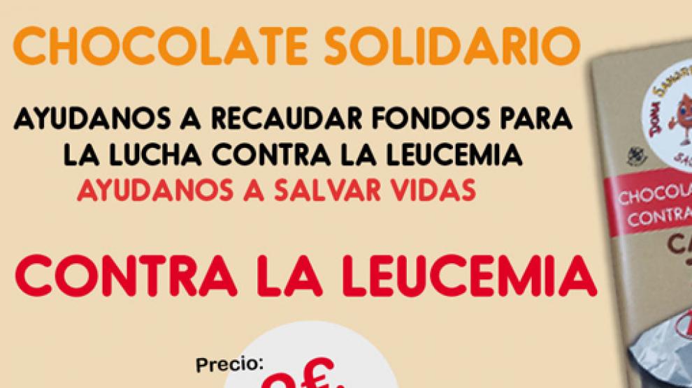 Campaña publicitaria del 'Chocolate solidario contra la leucemia'