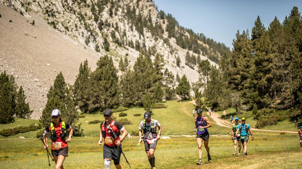 La último edición de la Gran Trail Sobrarbe, celebrada en 2019. Este 2022 vuelve con cambios en el recorrido, y será el 9 de abril.