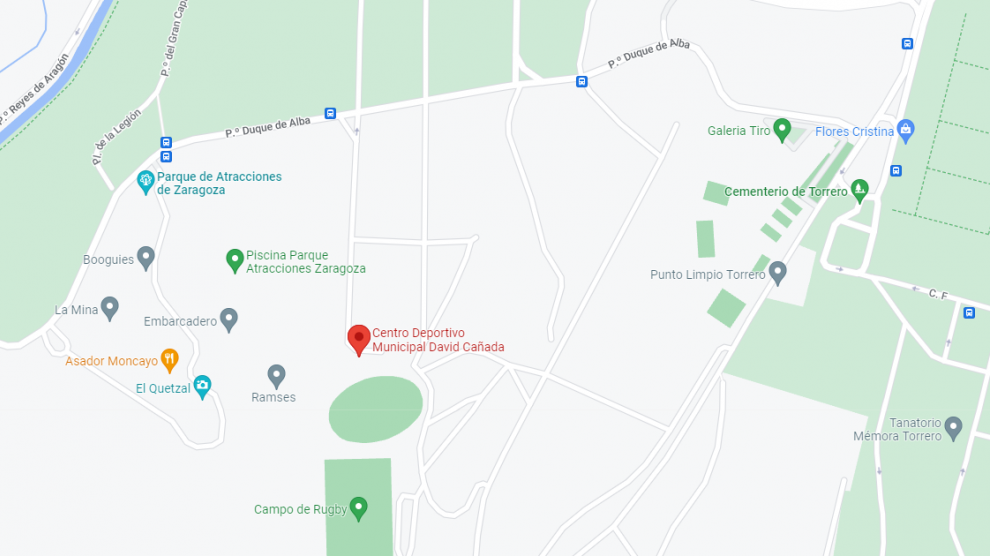 Los hechos han ocurrido en el tramo comprendido entre el Cementerio de Torrero y el Parque de Atracciones.